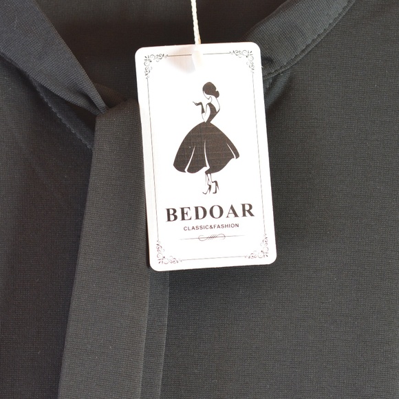 BEDOAR Black /Floral Dress NWT SZ 18 - Picture 7 of 7